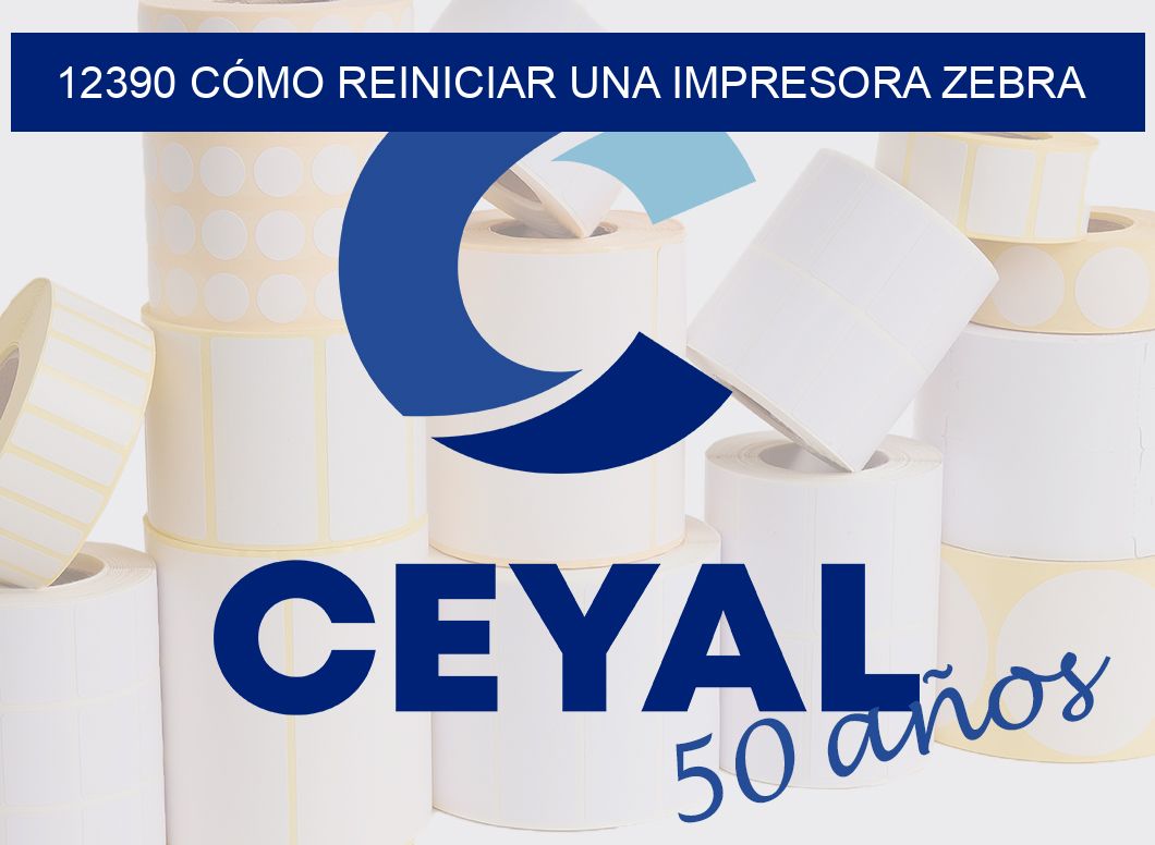 12390 CÓMO REINICIAR UNA IMPRESORA ZEBRA