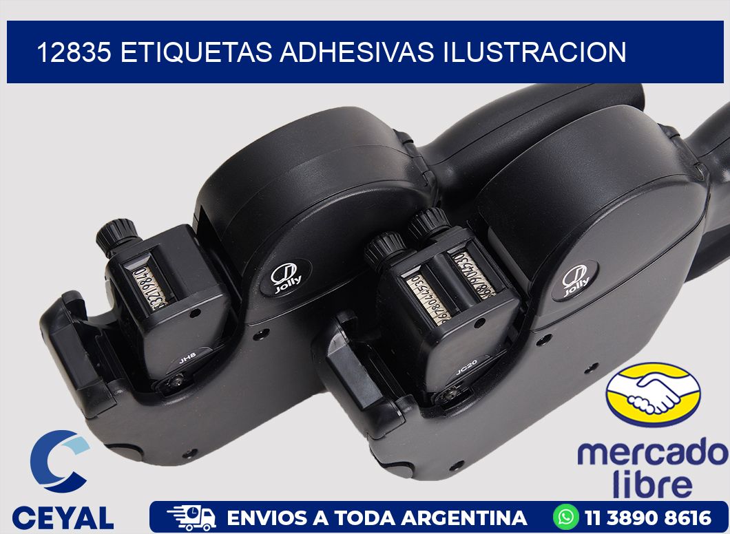 12835 ETIQUETAS ADHESIVAS ILUSTRACION