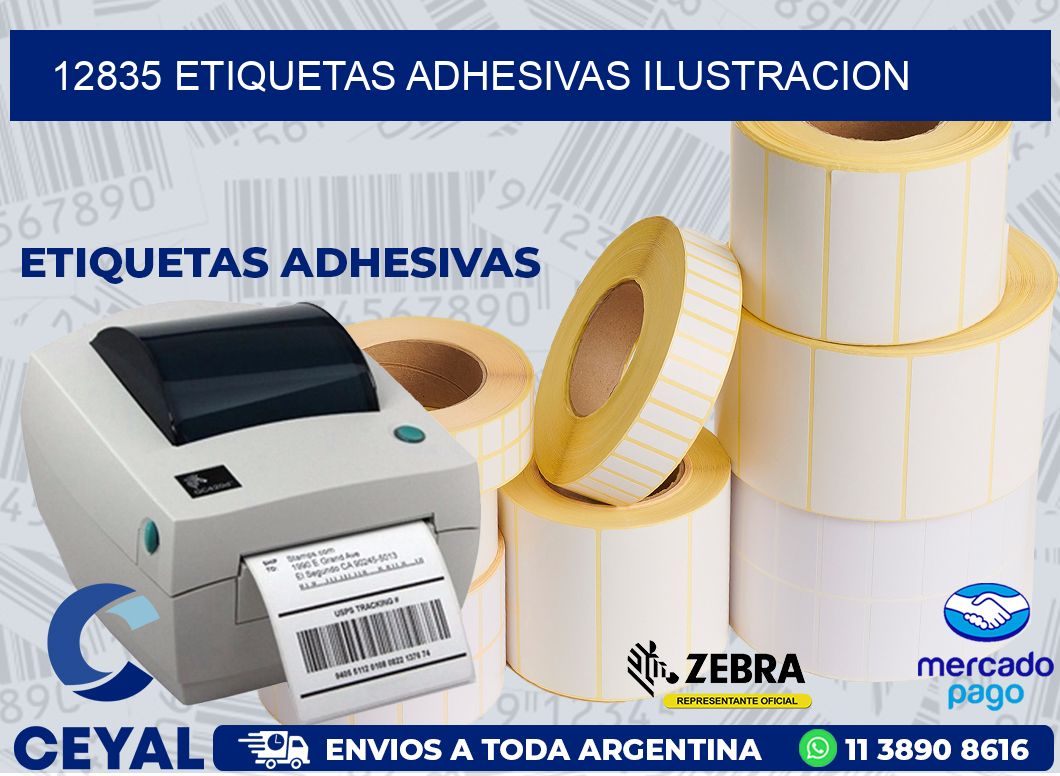 12835 ETIQUETAS ADHESIVAS ILUSTRACION
