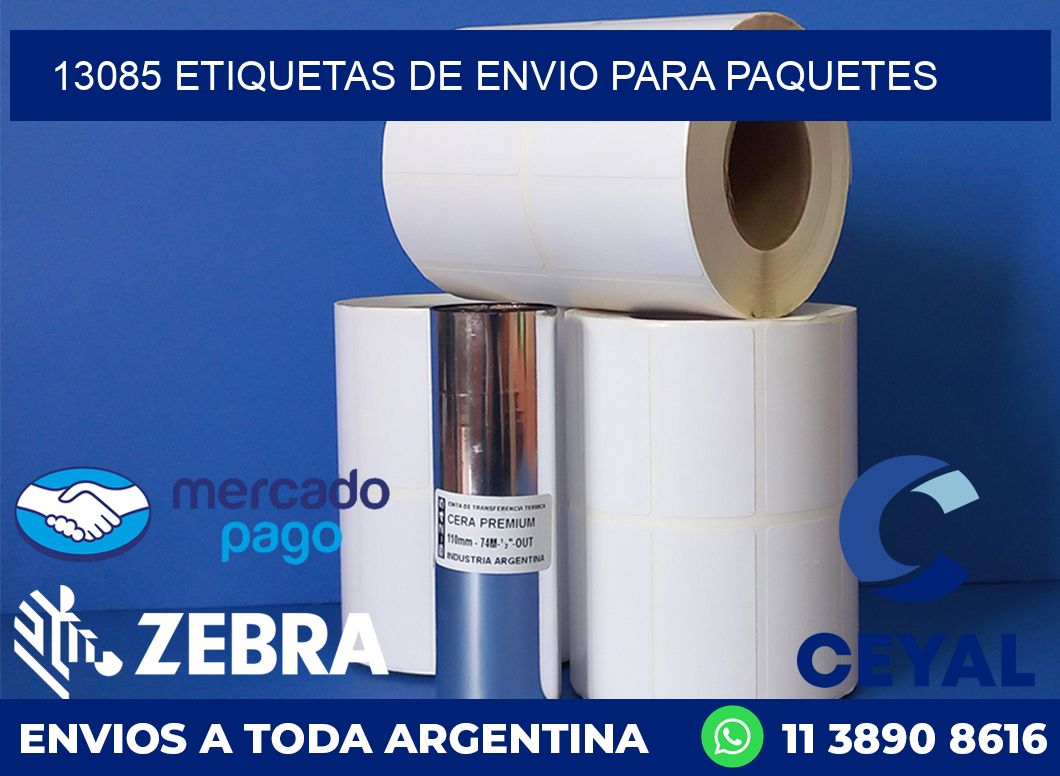 13085 ETIQUETAS DE ENVIO PARA PAQUETES