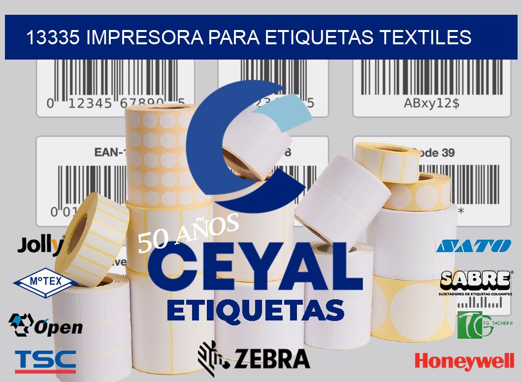 13335 IMPRESORA PARA ETIQUETAS TEXTILES