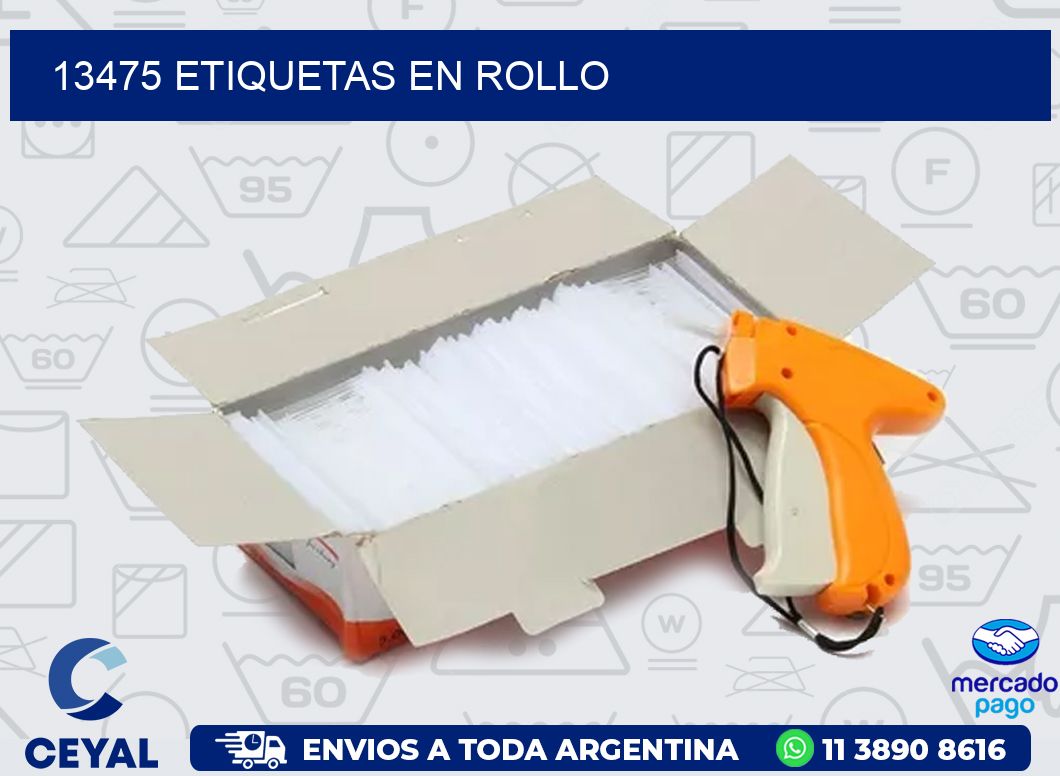 13475 ETIQUETAS EN ROLLO