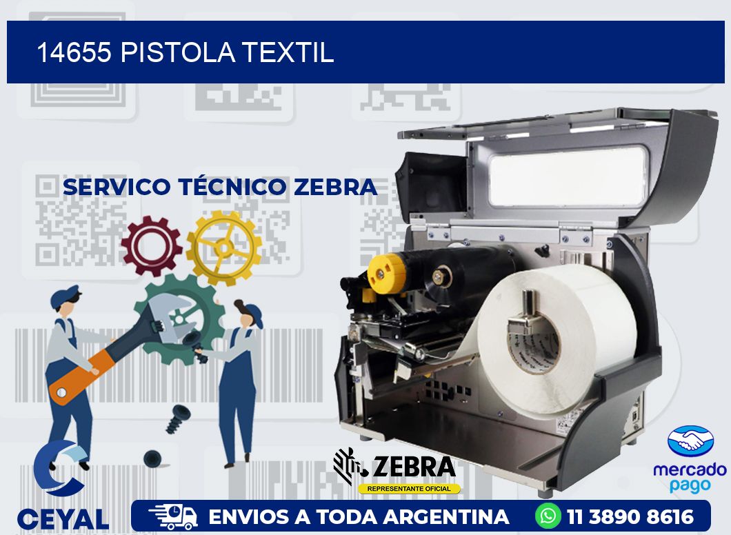 14655 PISTOLA TEXTIL