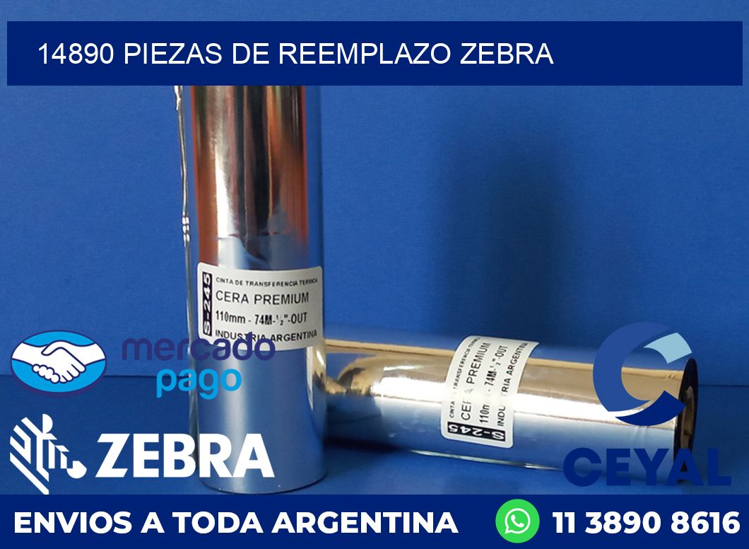 14890 PIEZAS DE REEMPLAZO ZEBRA