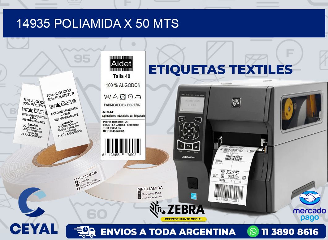 14935 POLIAMIDA X 50 MTS
