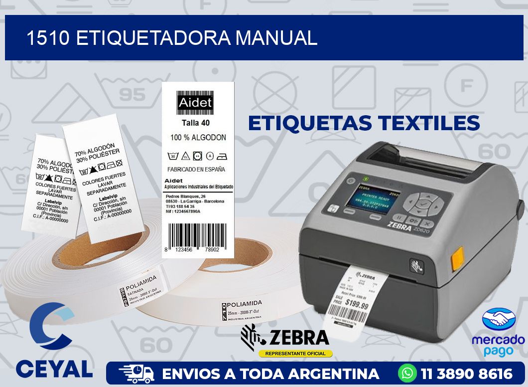1510 ETIQUETADORA MANUAL
