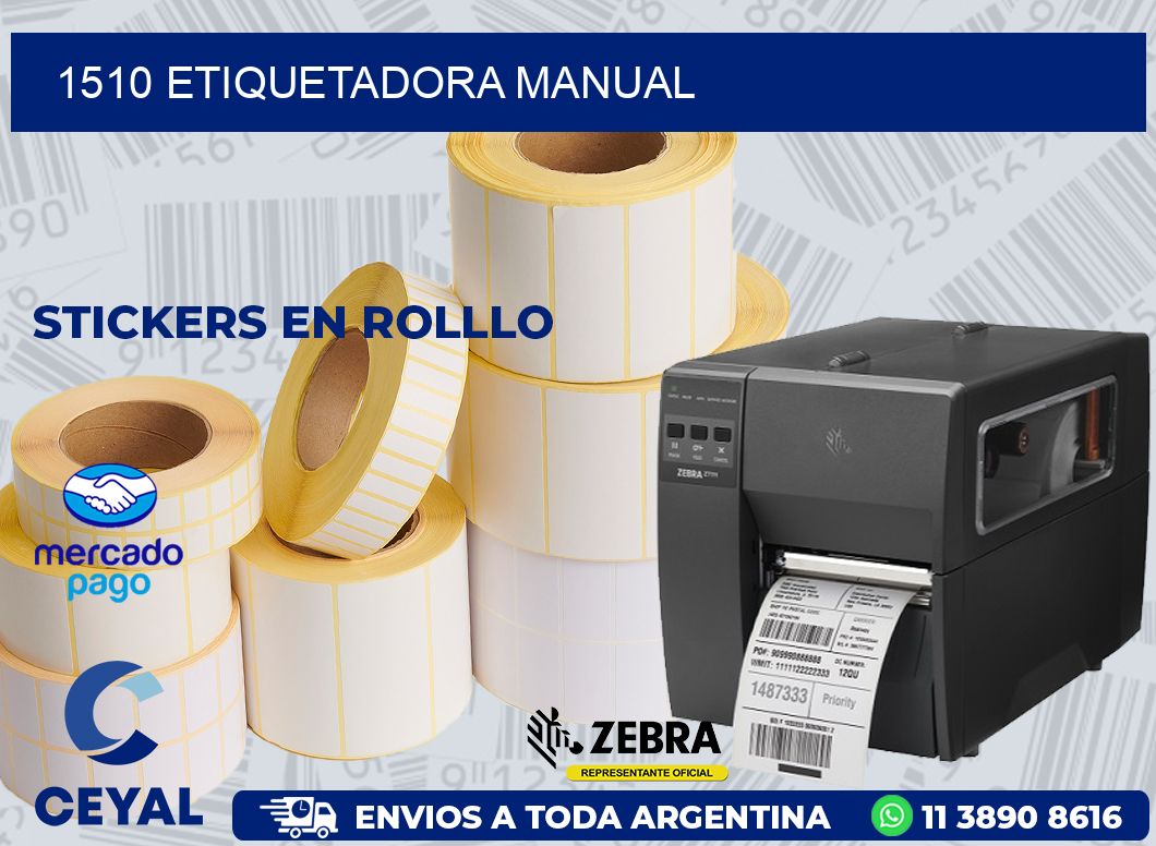 1510 ETIQUETADORA MANUAL