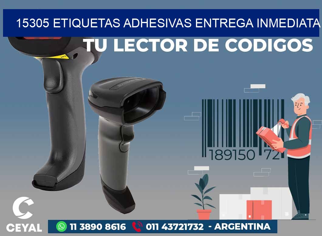 15305 ETIQUETAS ADHESIVAS ENTREGA INMEDIATA