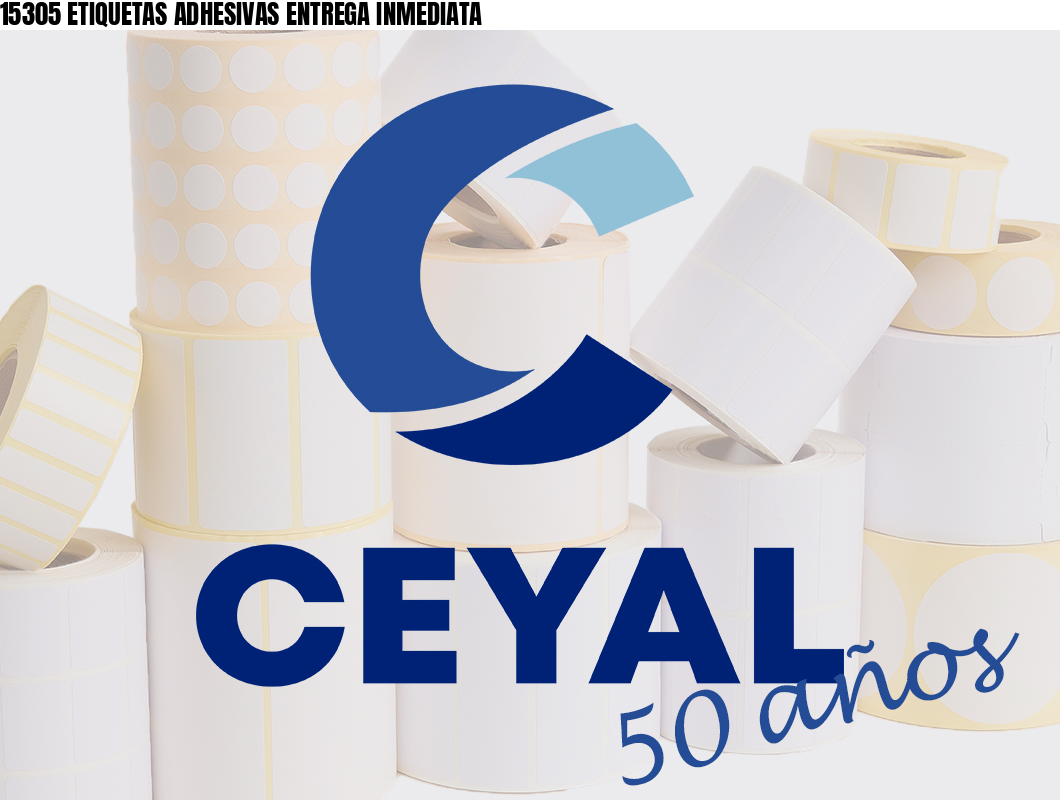 15305 ETIQUETAS ADHESIVAS ENTREGA INMEDIATA