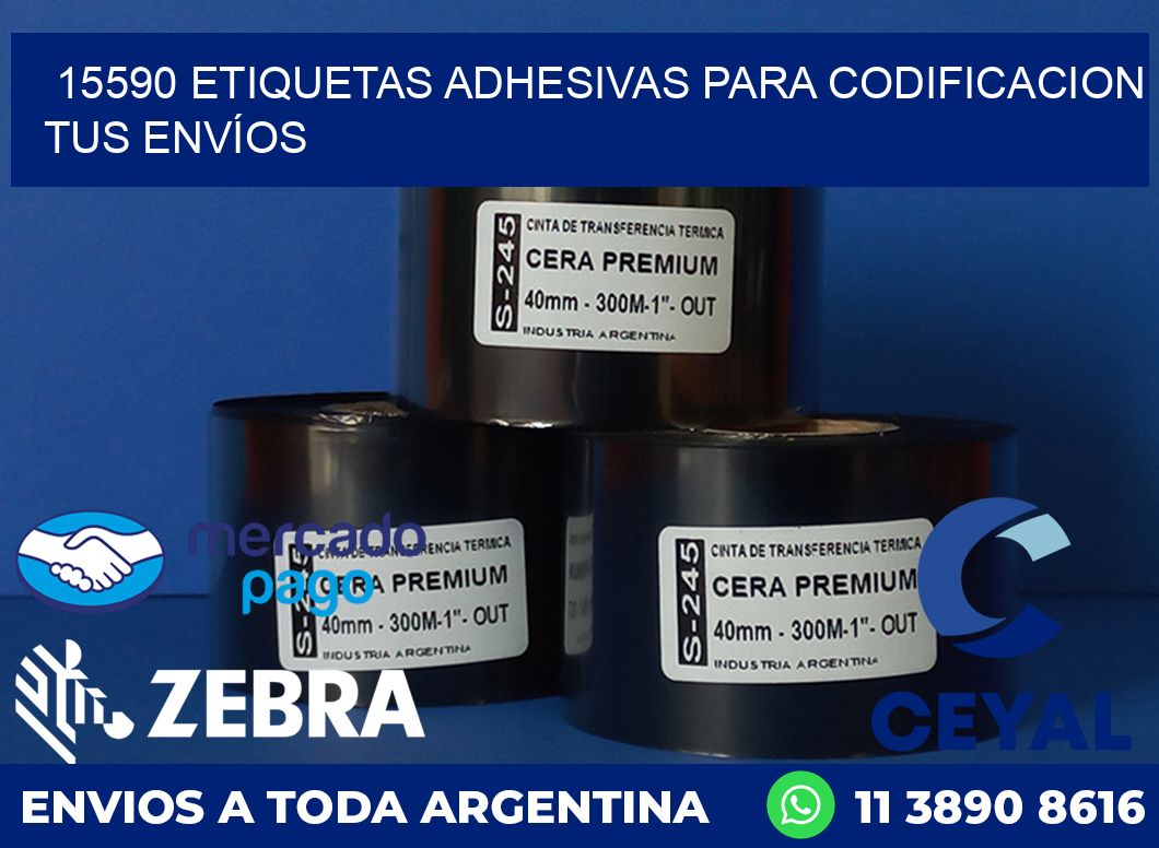 15590 ETIQUETAS ADHESIVAS PARA CODIFICACION TUS ENVÍOS