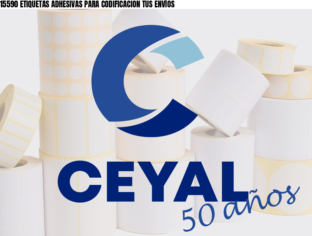 15590 ETIQUETAS ADHESIVAS PARA CODIFICACION TUS ENVÍOS