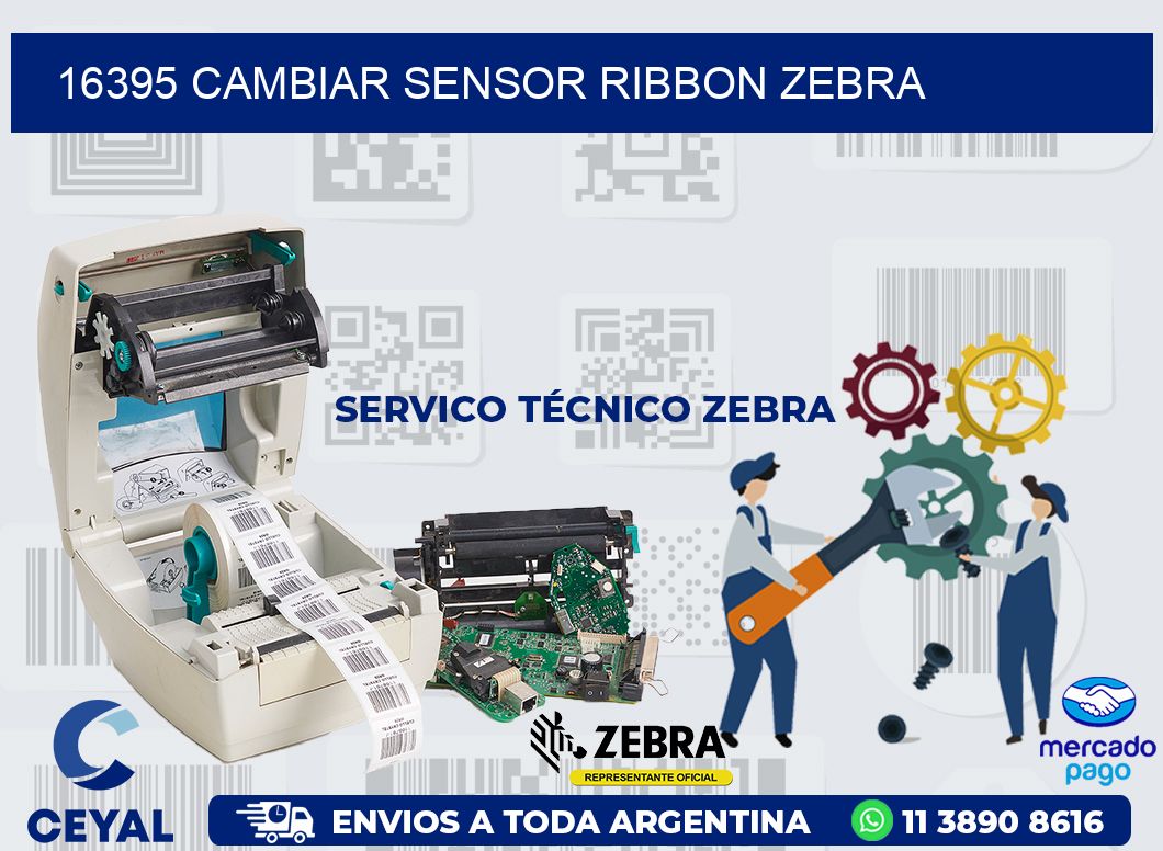 16395 CAMBIAR SENSOR RIBBON ZEBRA