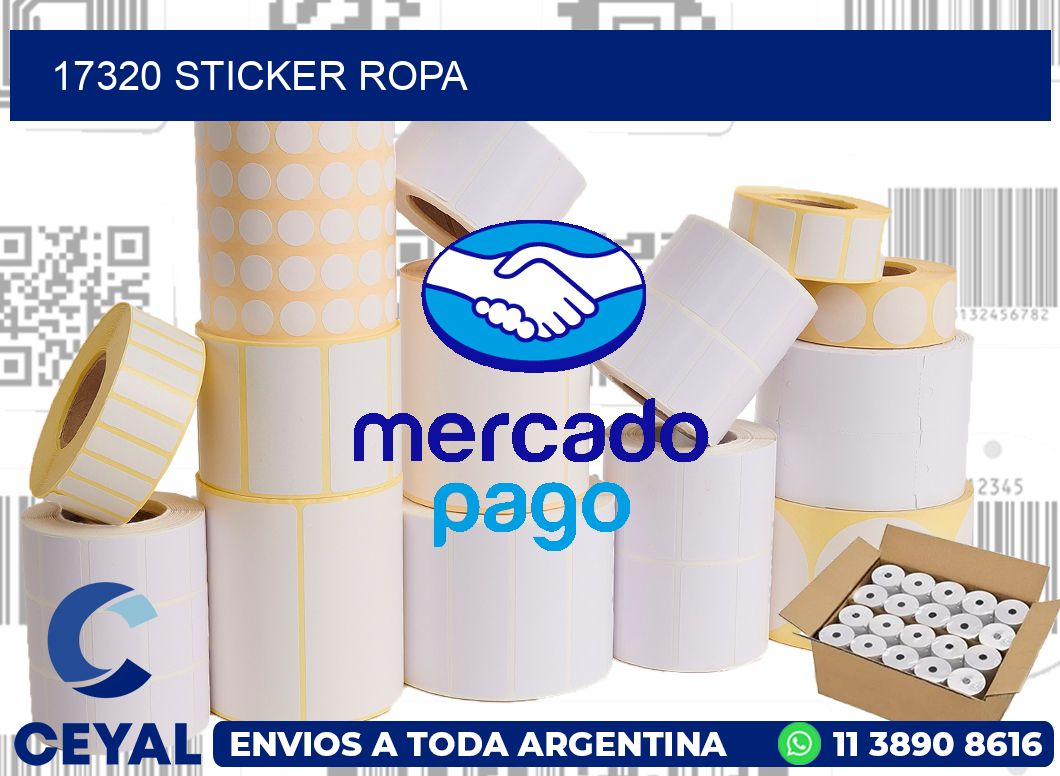 17320 STICKER ROPA