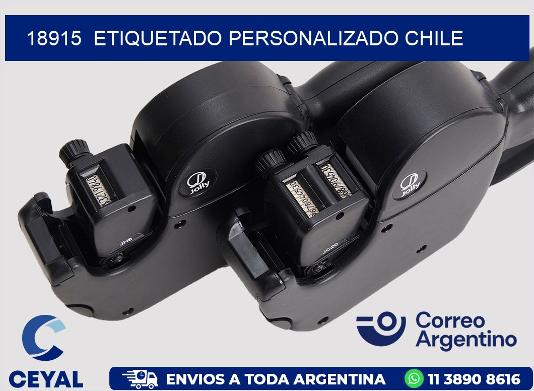 18915  ETIQUETADO PERSONALIZADO CHILE