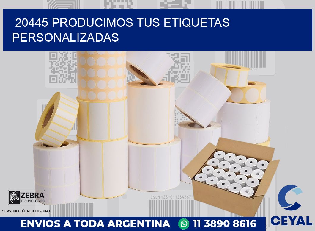 20445 PRODUCIMOS TUS ETIQUETAS PERSONALIZADAS