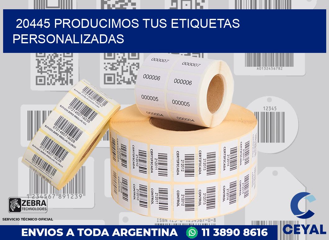 20445 PRODUCIMOS TUS ETIQUETAS PERSONALIZADAS