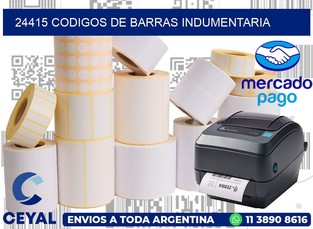 24415 CODIGOS DE BARRAS INDUMENTARIA