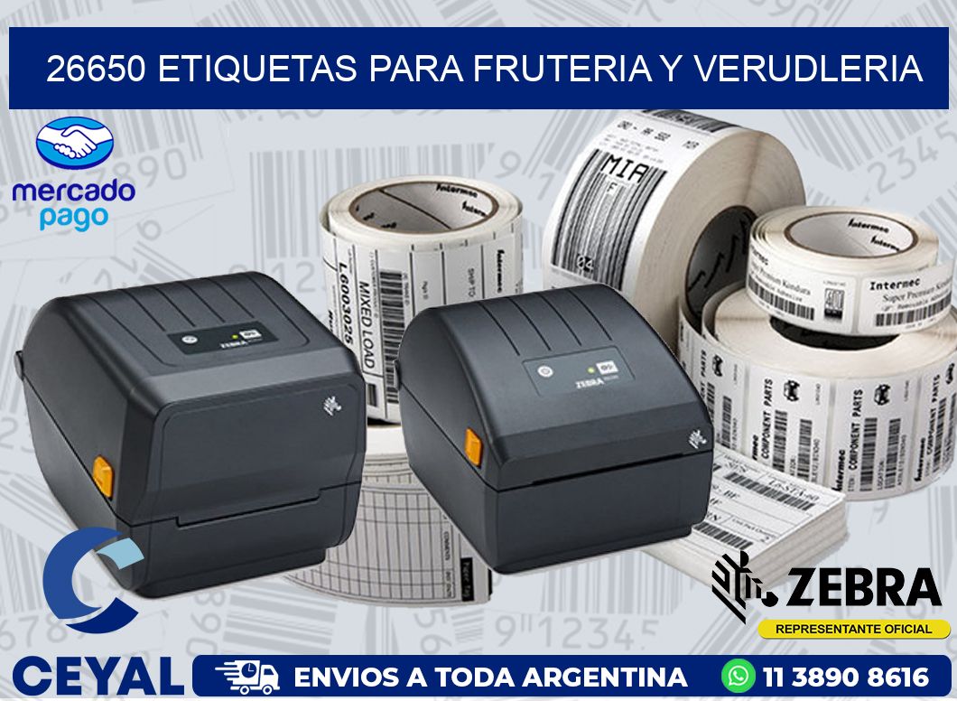 26650 ETIQUETAS PARA FRUTERIA Y VERUDLERIA