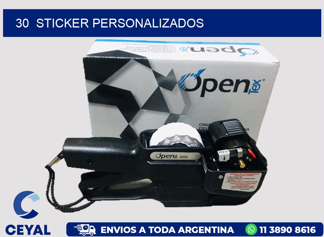 30  sticker personalizados