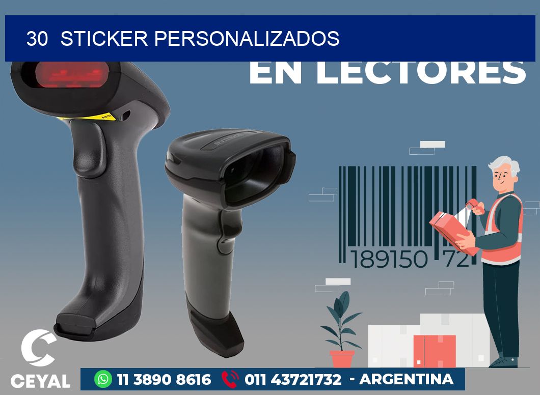 30  sticker personalizados
