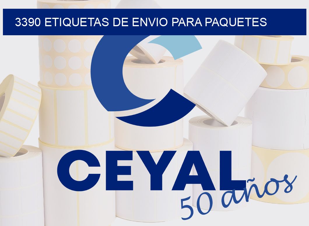 3390 ETIQUETAS DE ENVIO PARA PAQUETES