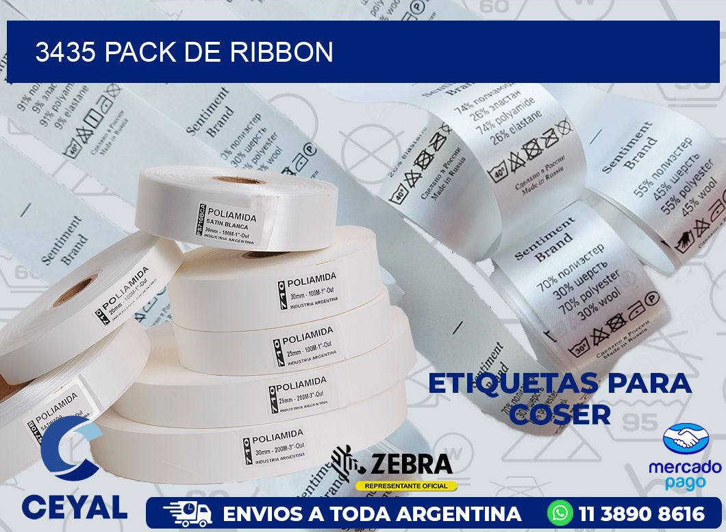 3435 PACK DE RIBBON