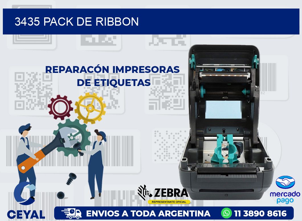 3435 PACK DE RIBBON