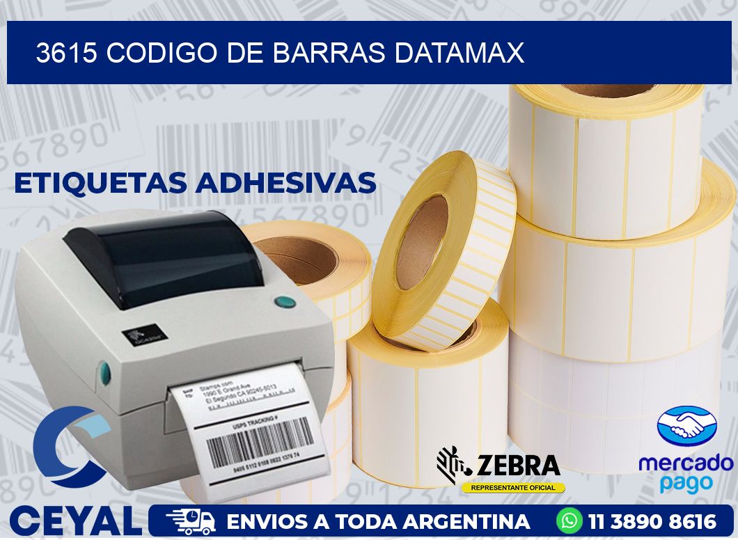 3615 CODIGO DE BARRAS DATAMAX
