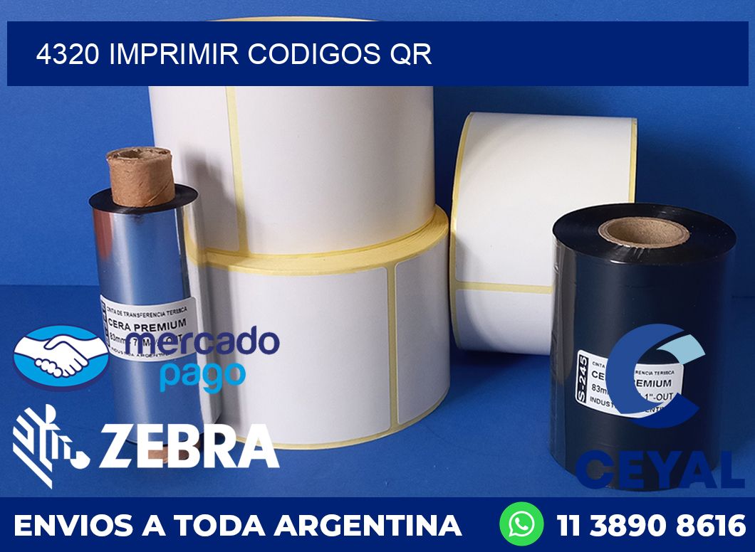 4320 IMPRIMIR CODIGOS QR