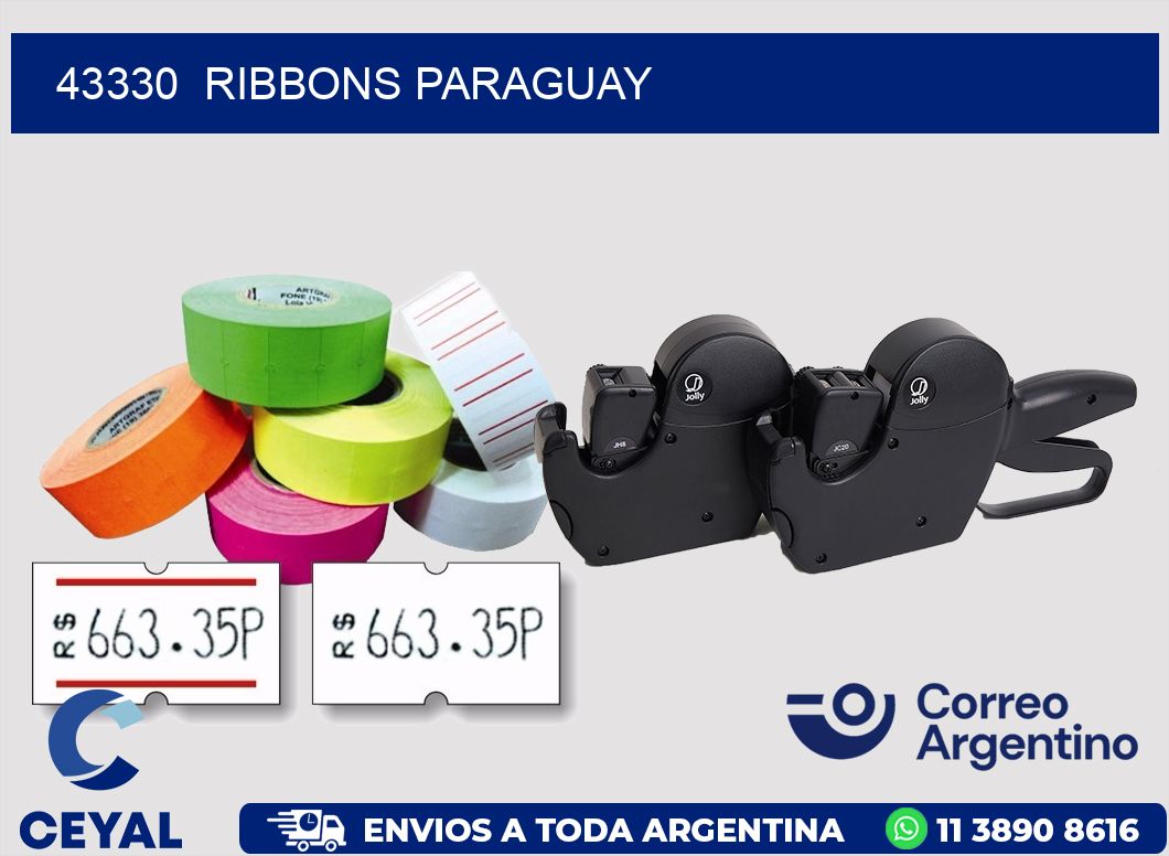 43330  RIBBONS PARAGUAY
