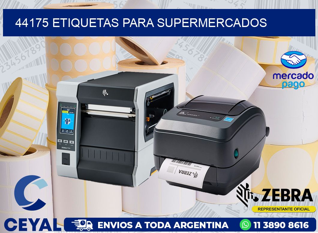 44175 ETIQUETAS PARA SUPERMERCADOS