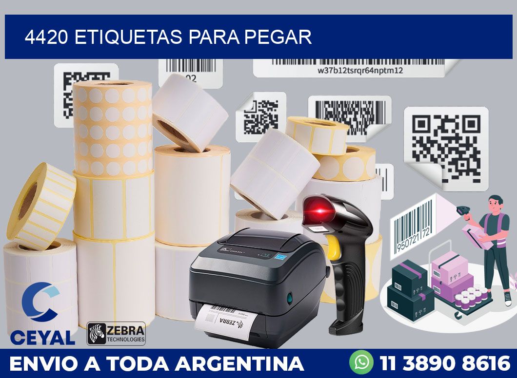 4420 ETIQUETAS PARA PEGAR