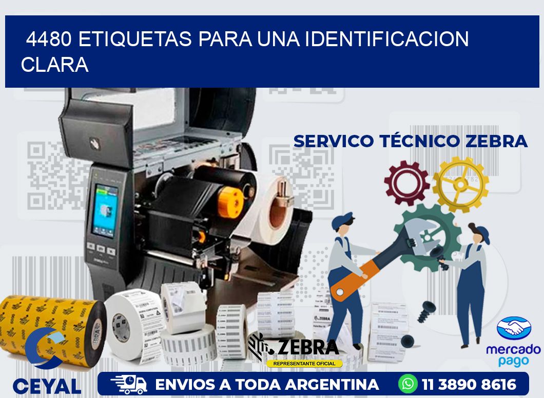 4480 ETIQUETAS PARA UNA IDENTIFICACION CLARA