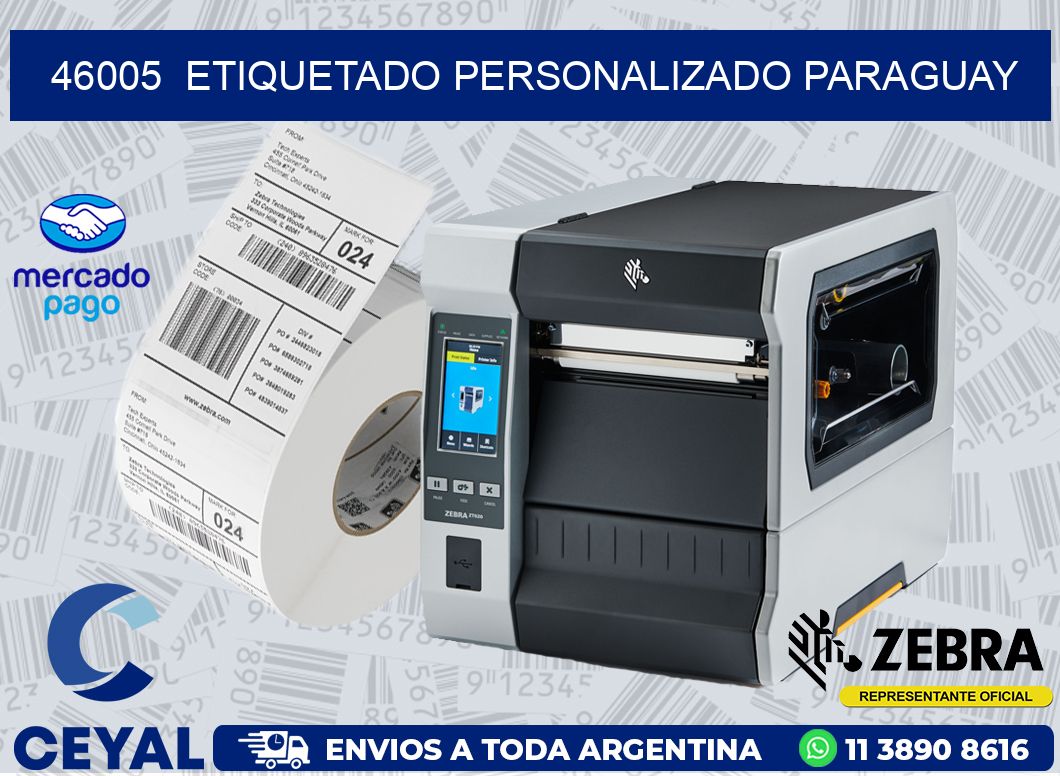 46005  ETIQUETADO PERSONALIZADO PARAGUAY
