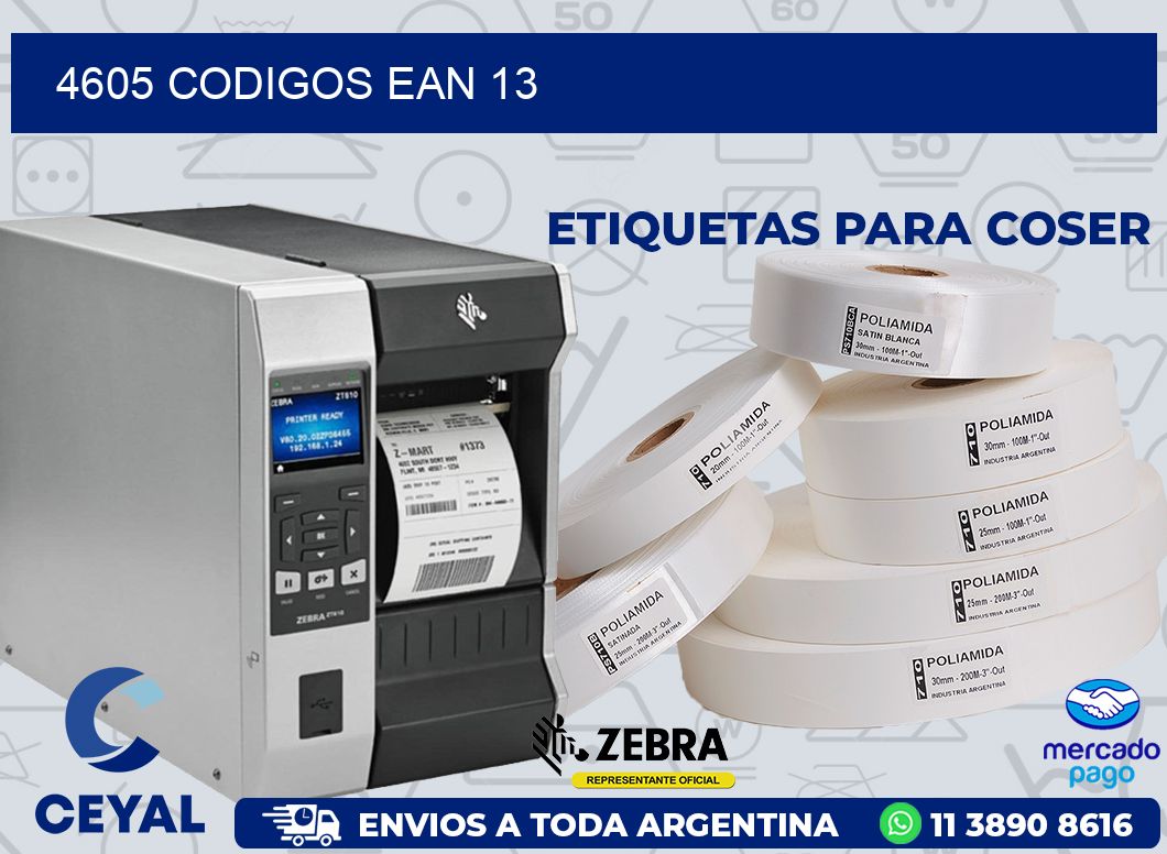4605 CODIGOS EAN 13