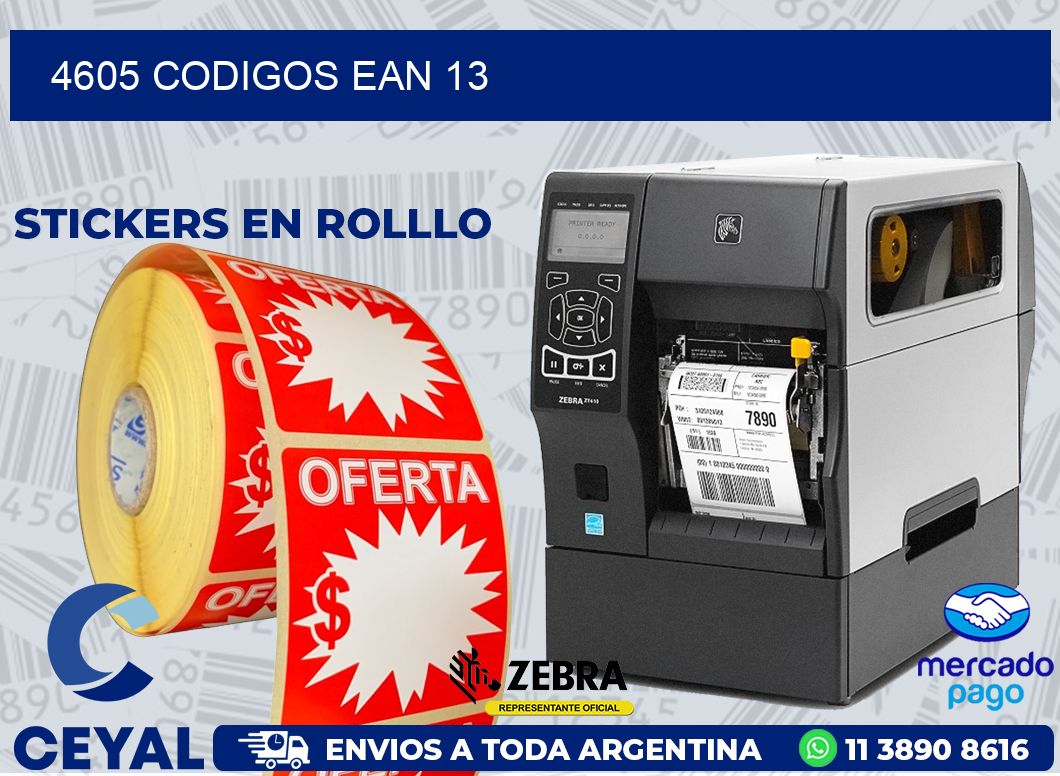 4605 CODIGOS EAN 13
