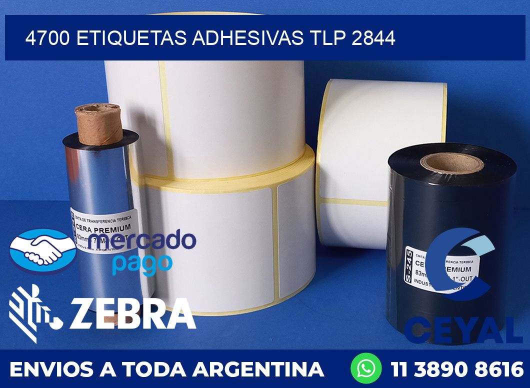 4700 ETIQUETAS ADHESIVAS TLP 2844