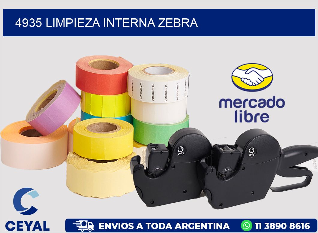 4935 LIMPIEZA INTERNA ZEBRA