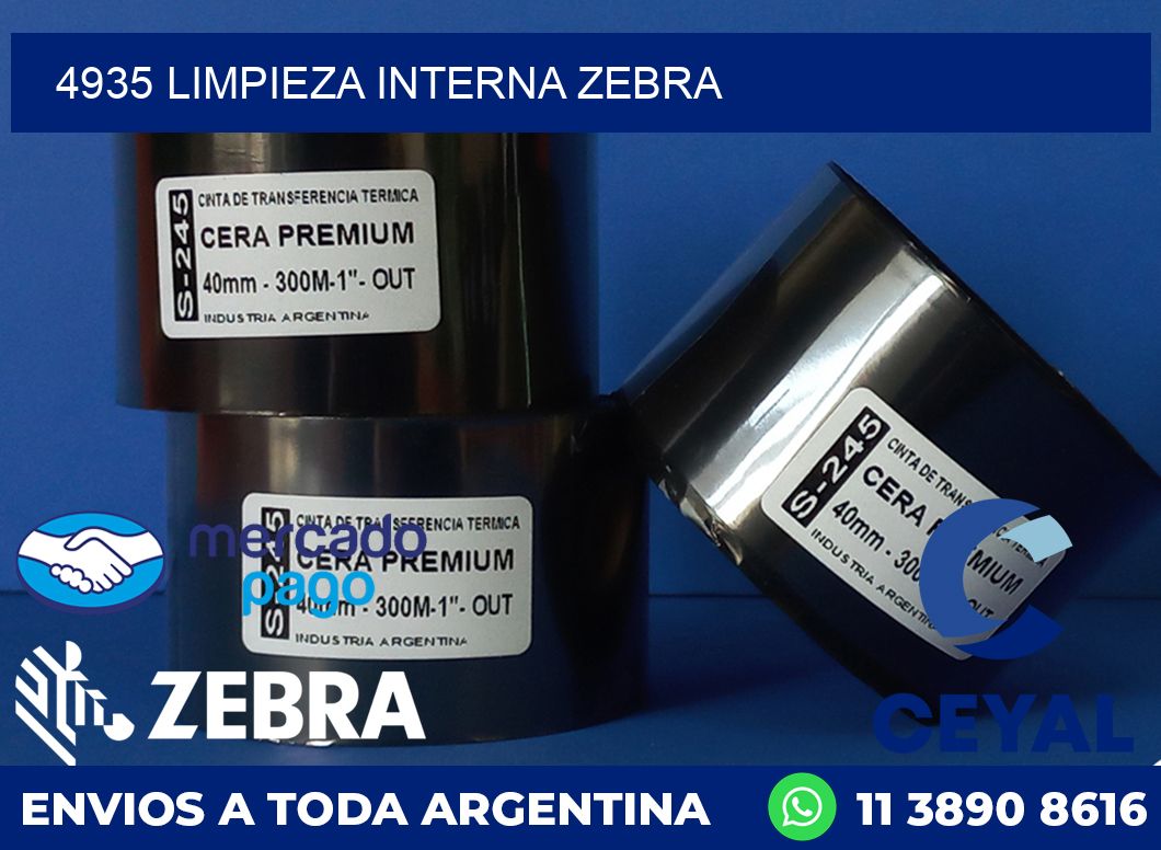 4935 LIMPIEZA INTERNA ZEBRA