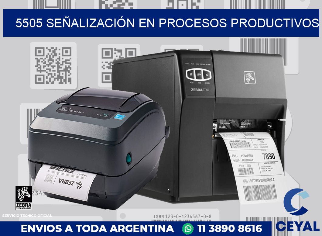 5505 SEÑALIZACIÓN EN PROCESOS PRODUCTIVOS