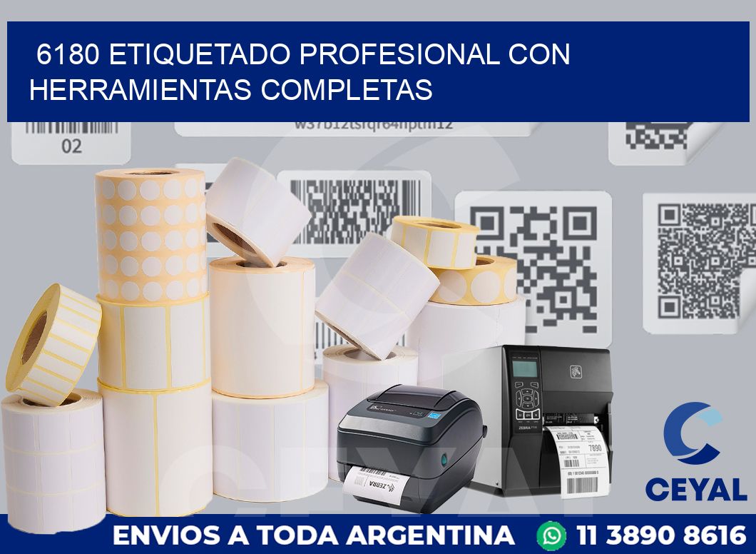 6180 ETIQUETADO PROFESIONAL CON HERRAMIENTAS COMPLETAS