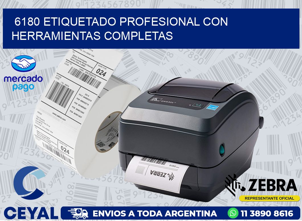 6180 ETIQUETADO PROFESIONAL CON HERRAMIENTAS COMPLETAS