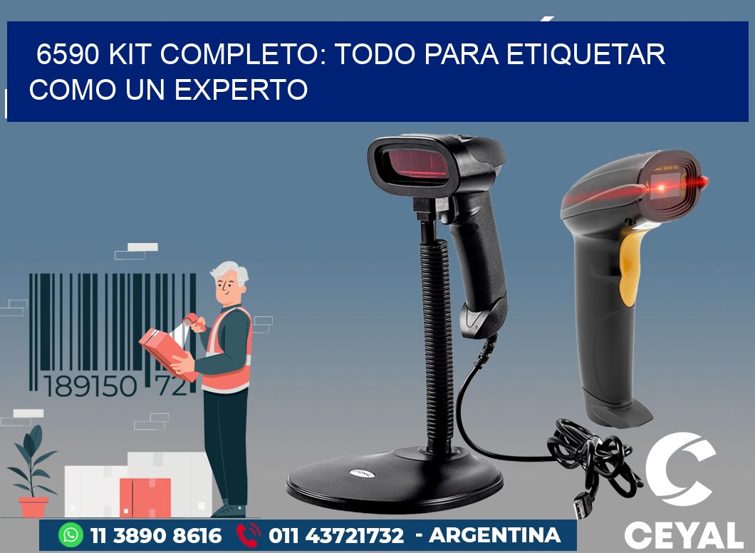 6590 KIT COMPLETO: TODO PARA ETIQUETAR COMO UN EXPERTO