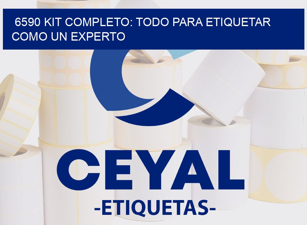 6590 KIT COMPLETO: TODO PARA ETIQUETAR COMO UN EXPERTO