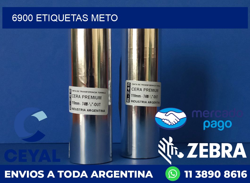 6900 ETIQUETAS METO