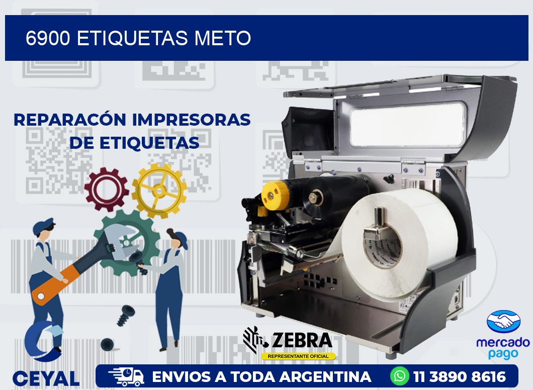 6900 ETIQUETAS METO