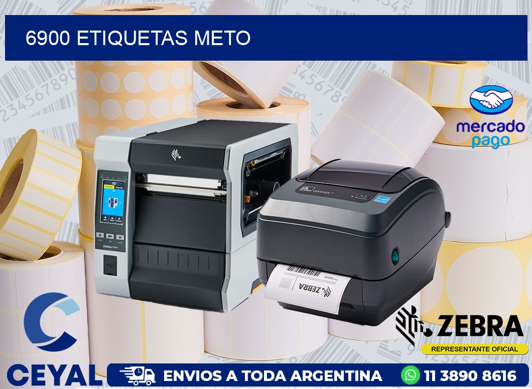 6900 ETIQUETAS METO