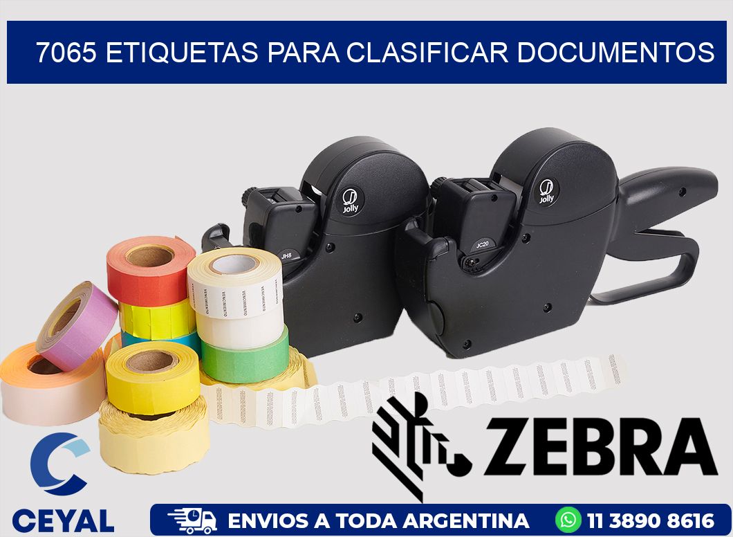 7065 ETIQUETAS PARA CLASIFICAR DOCUMENTOS