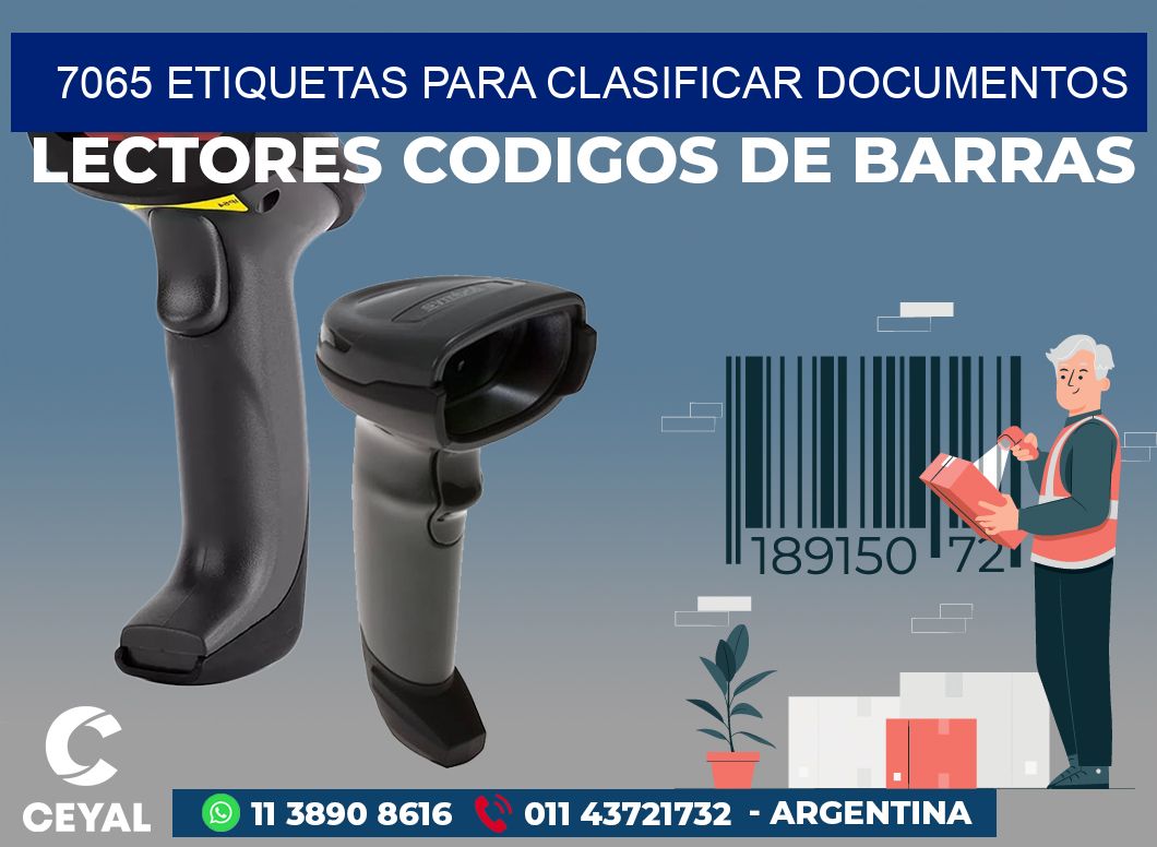 7065 ETIQUETAS PARA CLASIFICAR DOCUMENTOS