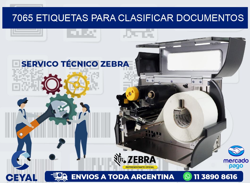 7065 ETIQUETAS PARA CLASIFICAR DOCUMENTOS